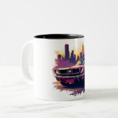 Classic Mustang Coffee Mug ツートーンマグカップ (正面左)