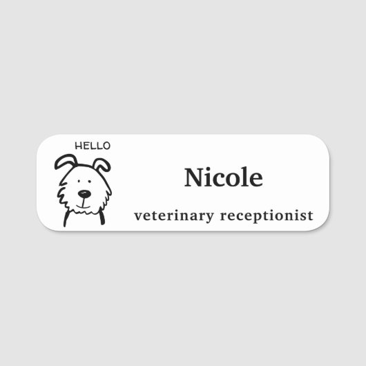 Classic Name Tag 名札 (正面)