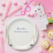 Classic Nautical Sailboat Birthday ペーパープレート (パーティー)