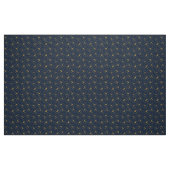 Classic Navy Blue and Gold Fabric Seamless Pattern ファブリック (ファットクウォーター)