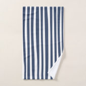 Classic Navy Blue Stripes | Timeless Nautical  バスタオルセット (ハンドタオル)