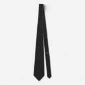 Classic Neutral Black Rose Neck Tie ネクタイ (正面)