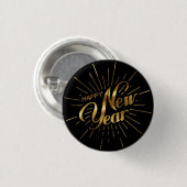 Classic New Year 2026 Pin Button 缶バッジ (正面&裏面)