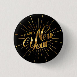 Classic New Year 2026 Pin Button 缶バッジ