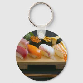 "Classic Nigiri Sushi Keychain – Japanese Minimali キーホルダー