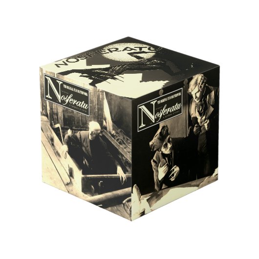 Classic Nosferatu Horror Film Cube  フォトキューブ (正面アングル)