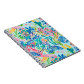 Classic notebook in stylish graphic ノートブック (右側)