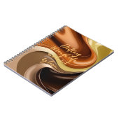 Classic notebook in stylish graphic ノートブック (左側)