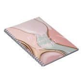 Classic notebook in stylish graphic ノートブック (右側)