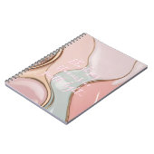 Classic notebook in stylish graphic ノートブック (左側)