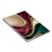 Classic notebook in stylish graphic ノートブック (右側)