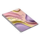 Classic notebook in stylish graphic ノートブック (右側)