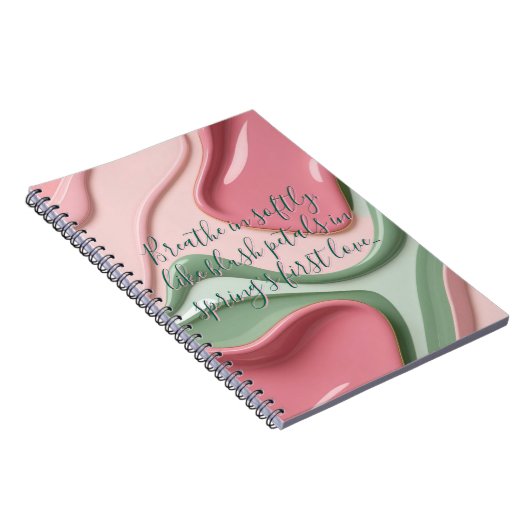 Classic notebook in stylish graphic ノートブック (右側)