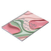 Classic notebook in stylish graphic ノートブック (左側)