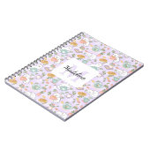 Classic Notebook Tea & Bookish Cats ノートブック (左側)