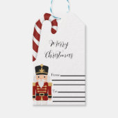 Classic Nutcracker Christmas ギフトタグ (正面)