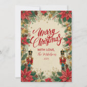 Classic Nutcracker Red and Gold シーズンカード (正面)