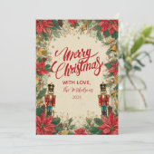 Classic Nutcracker Red and Gold シーズンカード (スタンド正面)