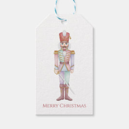 Classic Nutcracker Soldier Merry Christmas ギフトタグ