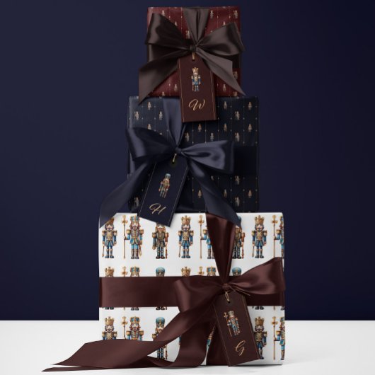 Classic nutcracker wrapping paper ラッピングペーパー