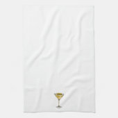 Classic Olive Martini Kitchen Towel キッチンタオル (縦)