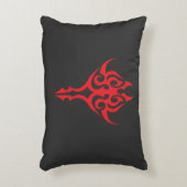 Classic Ornamental Floral Border Elegant Design アクセントクッション (正面(垂直))