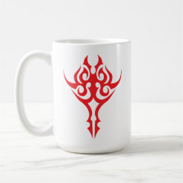 Classic Ornamental Floral Border Elegant Design コーヒーマグカップ