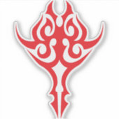 Classic Ornamental Floral Border Elegant Design シール (正面)