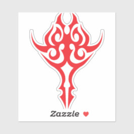 Classic Ornamental Floral Border Elegant Design シール