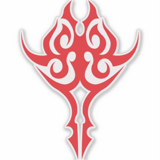 Classic Ornamental Floral Border Elegant Design シール (正面)