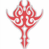 Classic Ornamental Floral Border Elegant Design シール (正面)