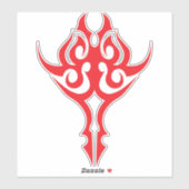 Classic Ornamental Floral Border Elegant Design シール (シート)