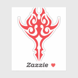 Classic Ornamental Floral Border Elegant Design シール