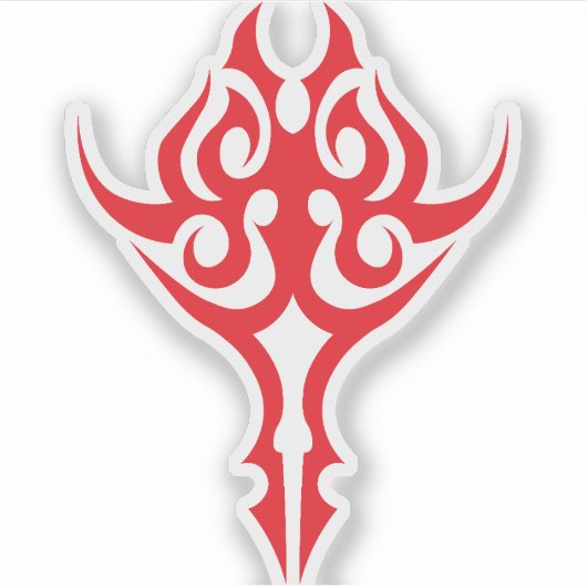 Classic Ornamental Floral Border Elegant Design シール (正面)