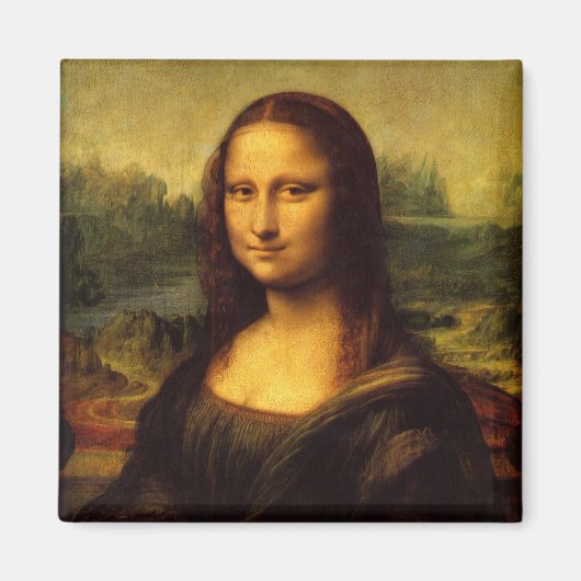 Classic Painting Mona Lisa マグネット (正面)