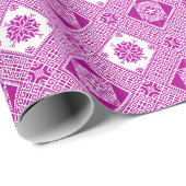 Classic Palestinian Tatreez Print Wrapping Paper ラッピングペーパー (ロールコーナー)