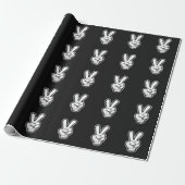 Classic Peace Hand Symbol Icon ラッピングペーパー (アンロールド)