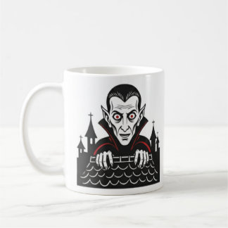 Classic Peeking Vampire Mug  コーヒーマグカップ