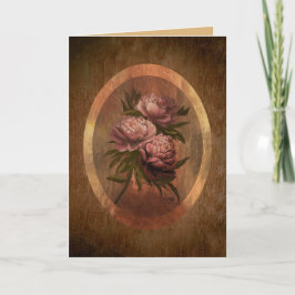 Classic Peonies 5x7 サンキューカード