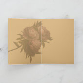Classic Peonies 5x7 サンキューカード (内部)