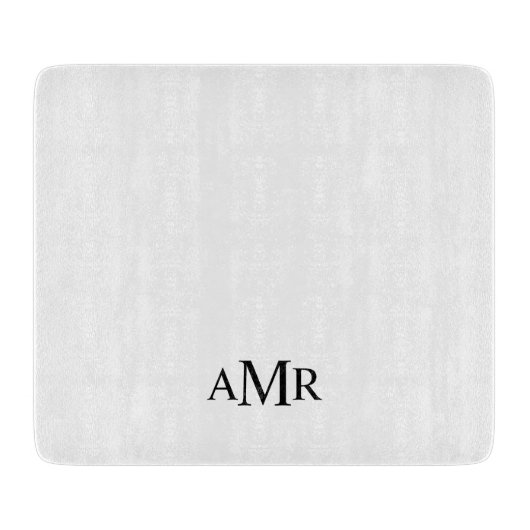 Classic Personalized Monogram カッティングボード (正面)
