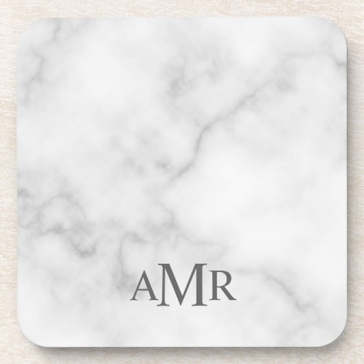 Classic Personalized Monogram コースター (正面)