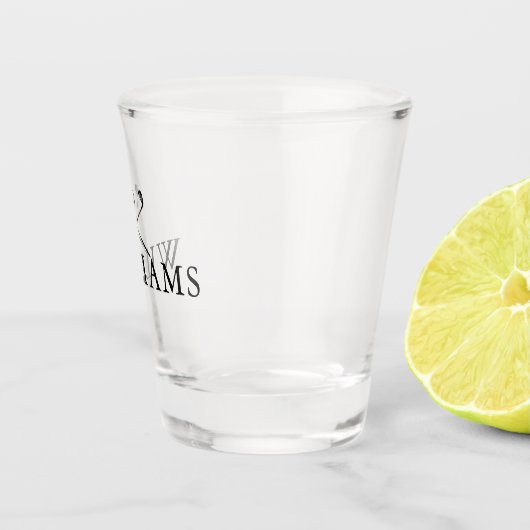 Classic Personalized Name Golf Clubs ショットグラス (右)