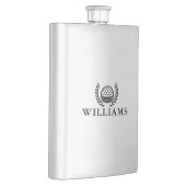 Classic Personalized Name Monogram フラスク (右)