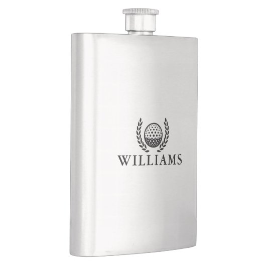 Classic Personalized Name Monogram フラスク (右)