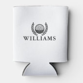 Classic Personalized Name Monogram 缶クーラー (正面)