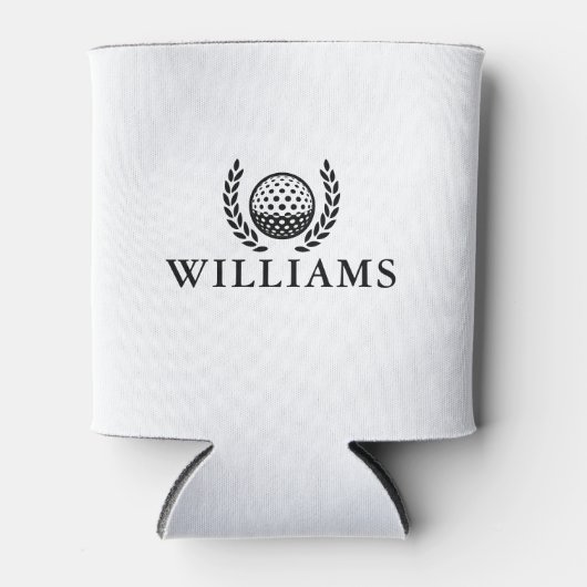 Classic Personalized Name Monogram 缶クーラー (正面)