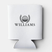 Classic Personalized Name Monogram 缶クーラー (裏面)