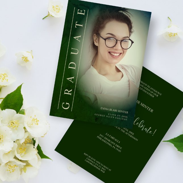 Classic Photo Green Shades Graduation Party (クリエイターアップロード済み)