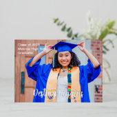 Classic Photo Simple Real Foil Invitation 箔招待状 (立ち正面)